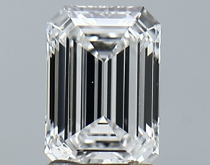 Loose Diamond - EMERALD 1.45ct E VVS2: Loose Diamond - EMERALD 1.45ct E VVS2 Source: This is a real non-mined Diamond that has been grown in a lab Shape: EMERALD Carats: 1.45 Color: E Clarity: VVS2 Certification: GIA Video: