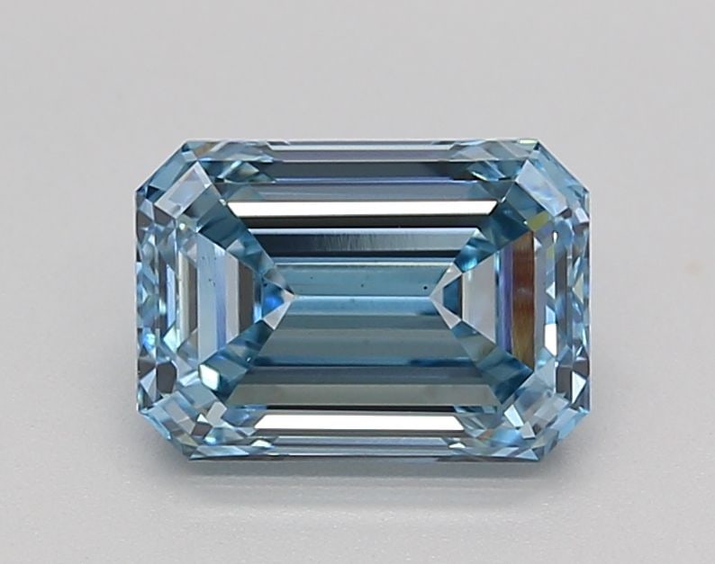 Loose Diamond - EMERALD 1.57ct Fancy Intense Blue VS1: Loose Diamond - EMERALD 1.57ct Fancy Intense Blue VS1 Source: This is a real non-mined Diamond that has been grown in a lab Shape: EMERALD Carats: 1.57 Color: Fancy Intense Blue Certification: IGI