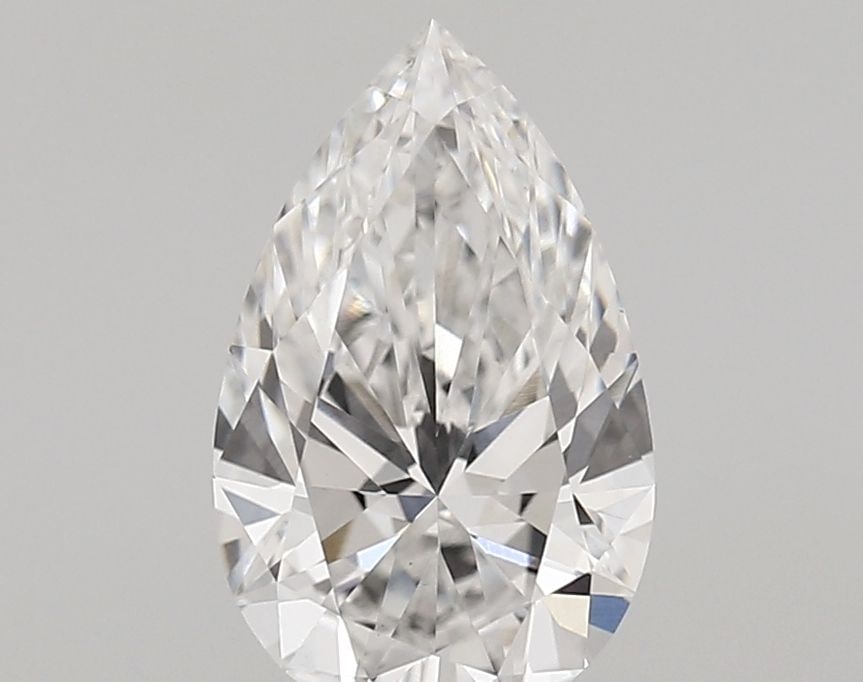Loose Diamond - PEAR 1.56ct E VVS2: Loose Diamond - PEAR 1.56ct E VVS2 Source: This is a real non-mined Diamond that has been grown in a lab Shape: PEAR Carats: 1.56 Color: E Clarity: VVS2 Certification: IGI Video: