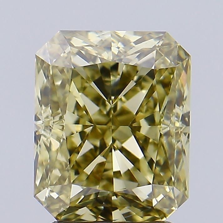 Loose Diamond - RADIANT 2.86ct Fancy Gray Yellow VS1: Loose Diamond - RADIANT 2.86ct Fancy Gray Yellow VS1 Source: This is a real non-mined Diamond that has been grown in a lab Shape: RADIANT Carats: 2.86 Color: Fancy Gray Yellow Certification: IGI