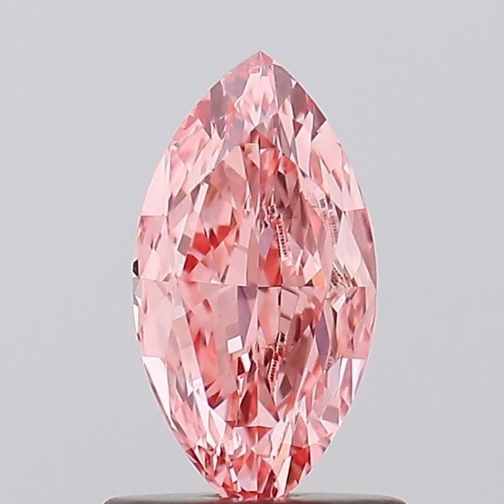 Loose Diamond - MARQUISE 1.0ct Fancy Vivid Pink VVS2: Loose Diamond - MARQUISE 1.0ct Fancy Vivid Pink VVS2 Source: This is a real non-mined Diamond that has been grown in a lab Shape: MARQUISE Carats: 1.0 Color: Fancy Vivid Pink Certification: IGI Video: