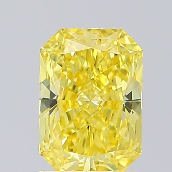 Loose Diamond - RADIANT 1.01ct Fancy Vivid Yellow VS1: Loose Diamond - RADIANT 1.01ct Fancy Vivid Yellow VS1 Source: This is a real non-mined Diamond that has been grown in a lab Shape: RADIANT Carats: 1.01 Color: Fancy Vivid Yellow Certification: IGI