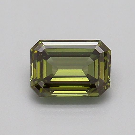 Loose Diamond - EMERALD 0.56ct Fancy Vivid Green VS2: Loose Diamond - EMERALD 0.56ct Fancy Vivid Green VS2 Source: This is a real non-mined Diamond that has been grown in a lab Shape: EMERALD Carats: 0.56 Color: Fancy Vivid Green Certification: IGI Video