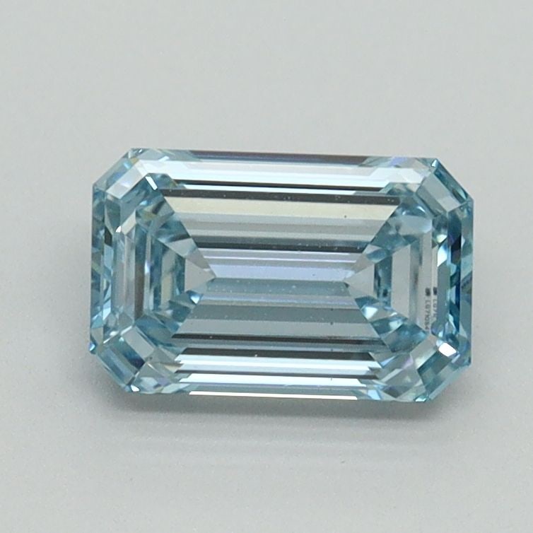 Loose Diamond - EMERALD 1.03ct Fancy Intense Blue VVS2: Loose Diamond - EMERALD 1.03ct Fancy Intense Blue VVS2 Source: This is a real non-mined Diamond that has been grown in a lab Shape: EMERALD Carats: 1.03 Color: Fancy Intense Blue Certification: IGI Vi