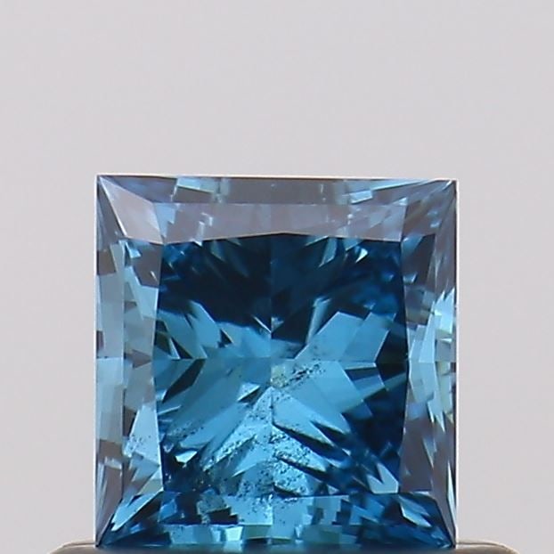 Loose Diamond - PRINCESS 0.5ct Fancy Vivid Blue SI2: Loose Diamond - PRINCESS 0.5ct Fancy Vivid Blue SI2 Source: This is a real non-mined Diamond that has been grown in a lab Shape: PRINCESS Carats: 0.5 Color: Fancy Vivid Blue Certification: NONE Video:
