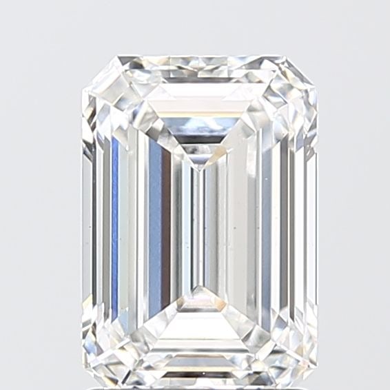 Loose Diamond - EMERALD 2.1ct E VS1: Loose Diamond - EMERALD 2.1ct E VS1 Source: This is a real non-mined Diamond that has been grown in a lab Shape: EMERALD Carats: 2.1 Color: E Clarity: VS1 Certification: IGI Video: