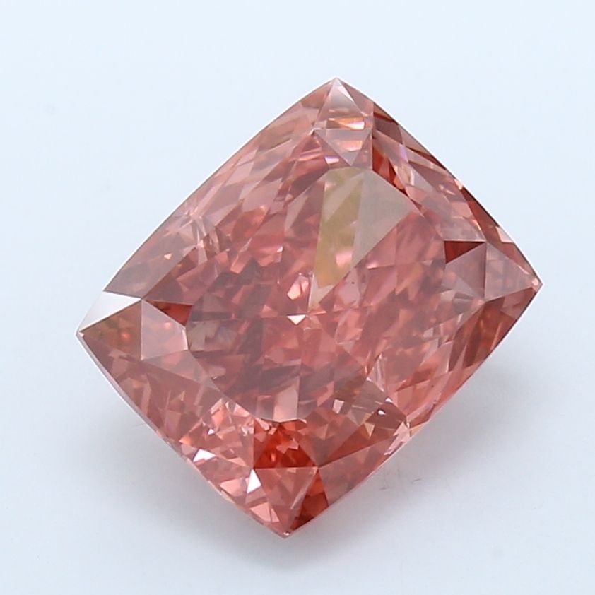 Loose Diamond - CUSHION MODIFIED 5.15ct Fancy Vivid Pink VS1: Loose Diamond - CUSHION MODIFIED 5.15ct Fancy Vivid Pink VS1 Source: This is a real non-mined Diamond that has been grown in a lab Shape: CUSHION MODIFIED Carats: 5.15 Color: Fancy Vivid Pink Certific