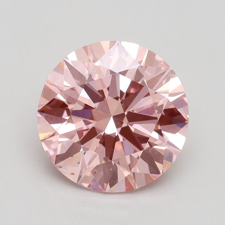 Loose Diamond - ROUND 1.9ct Fancy Vivid Pink SI1: Loose Diamond - ROUND 1.9ct Fancy Vivid Pink SI1 Source: This is a real non-mined Diamond that has been grown in a lab Shape: ROUND Carats: 1.9 Color: Fancy Vivid Pink Certification: IGI Video: Video