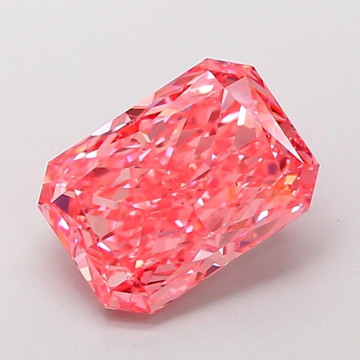 Loose Diamond - RADIANT 3.54ct Fancy Vivid Pink VS1: Loose Diamond - RADIANT 3.54ct Fancy Vivid Pink VS1 Source: This is a real non-mined Diamond that has been grown in a lab Shape: RADIANT Carats: 3.54 Color: Fancy Vivid Pink Certification: IGI Video: