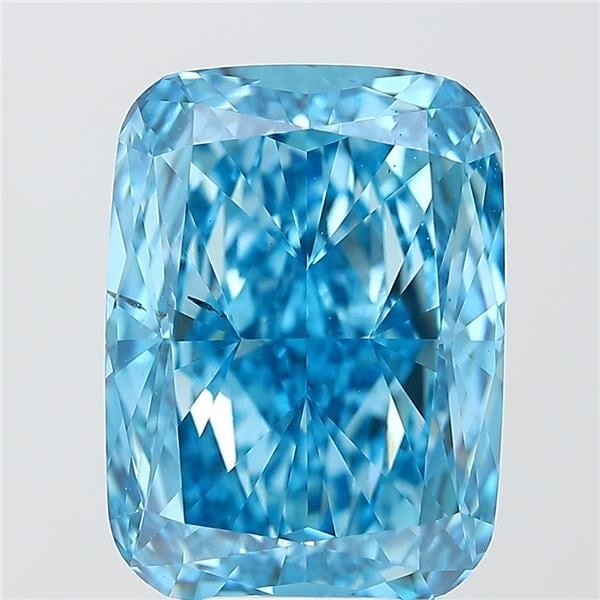 Loose Diamond - CUSHION MODIFIED 9.01ct Fancy Vivid Blue SI1: Loose Diamond - CUSHION MODIFIED 9.01ct Fancy Vivid Blue SI1 Source: This is a real non-mined Diamond that has been grown in a lab Shape: CUSHION MODIFIED Carats: 9.01 Color: Fancy Vivid Blue