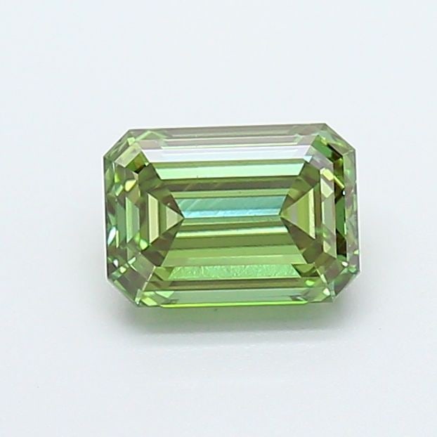 Loose Diamond - EMERALD 1.02ct Fancy Vivid Green VS1: Loose Diamond - EMERALD 1.02ct Fancy Vivid Green VS1 Source: This is a real non-mined Diamond that has been grown in a lab Shape: EMERALD Carats: 1.02 Color: Fancy Vivid Green Certification: IGI Video