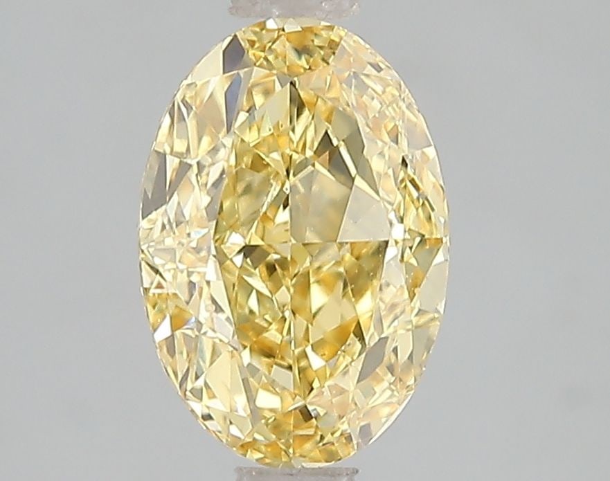 Loose Diamond - OVAL 2.0ct Fancy Vivid Yellow VS1: Loose Diamond - OVAL 2.0ct Fancy Vivid Yellow VS1 Source: This is a real non-mined Diamond that has been grown in a lab Shape: OVAL Carats: 2.0 Color: Fancy Vivid Yellow Certification: IGI Video: