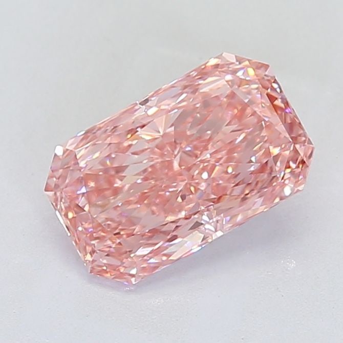 Loose Diamond - RADIANT 2.81ct Fancy Intense Pink VS1: Loose Diamond - RADIANT 2.81ct Fancy Intense Pink VS1 Source: This is a real non-mined Diamond that has been grown in a lab Shape: RADIANT Carats: 2.81 Color: Fancy Intense Pink Certification: IGI Vid