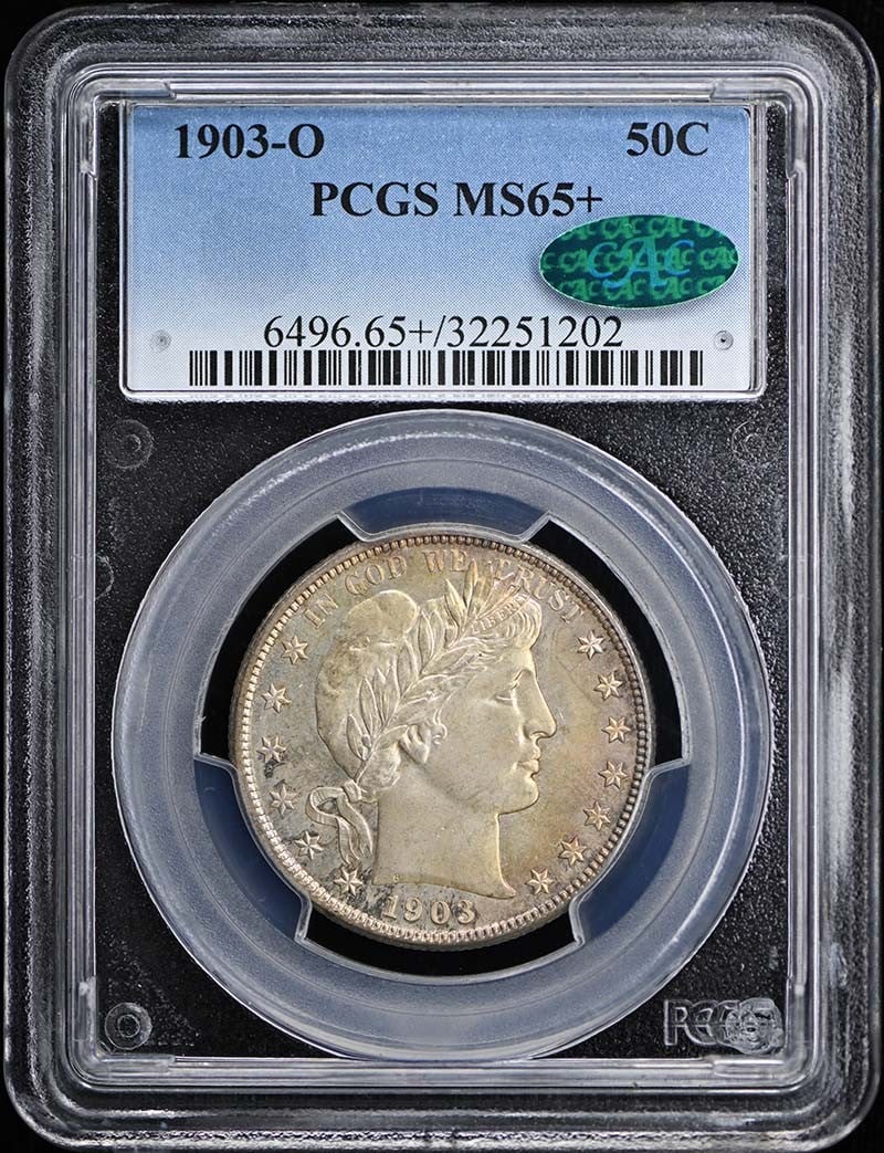 PCGS MS65+ CAC 1903-O Barber Half Dollar (1 of 5)
