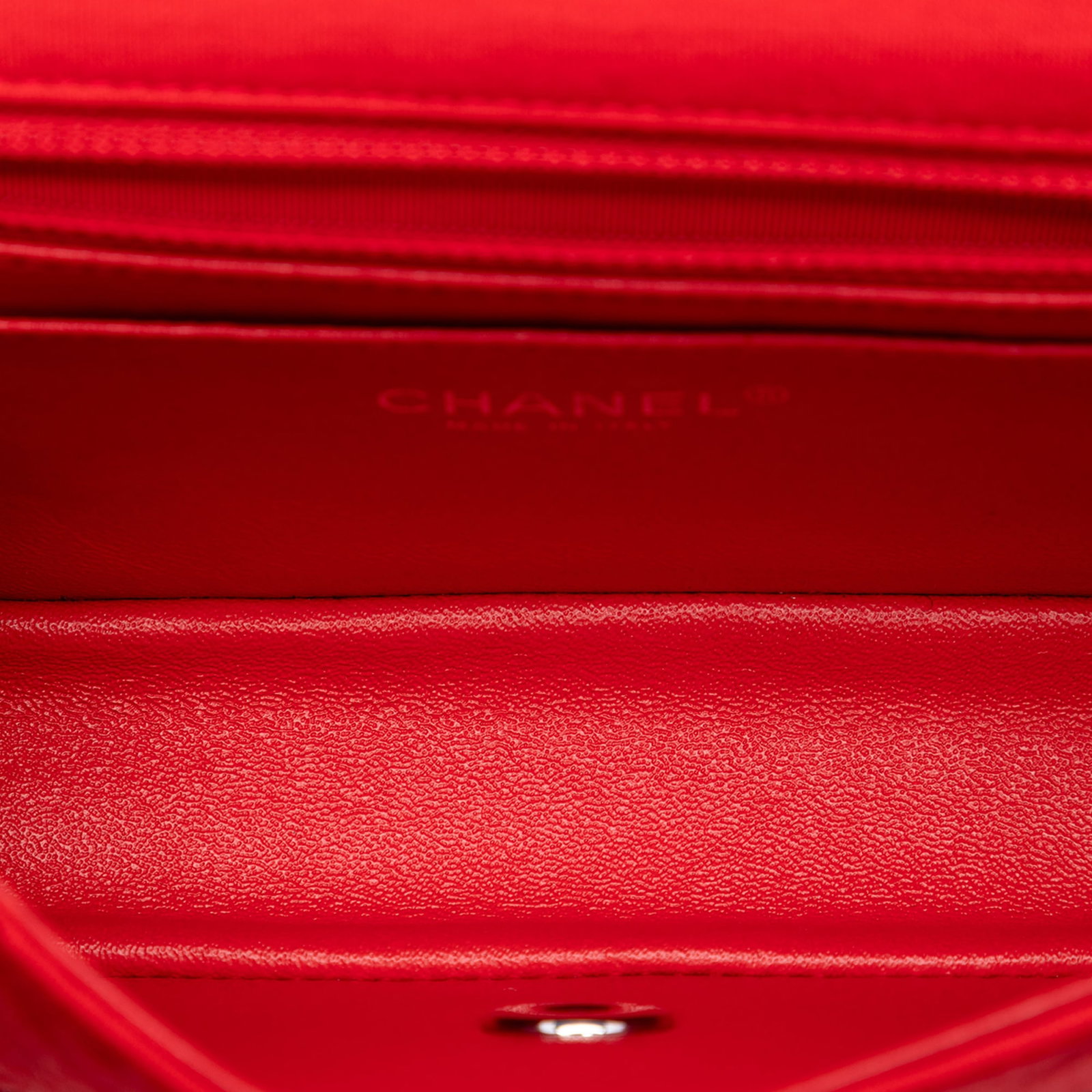 Chanel Mini Rectangular Jersey Flap Bag Red - 4