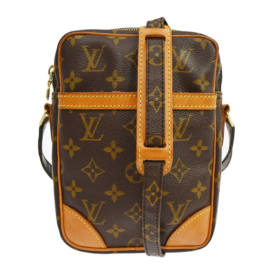 Louis Vuitton Danube Monogram Crossbody Bag Brown 6 x 8 x 2 (1 of 15)