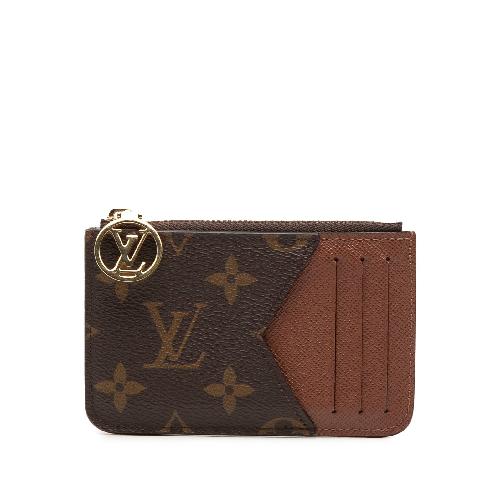 Louis Vuitton Monogram Canvas Card Holder with Zip Closure (1 of 6)