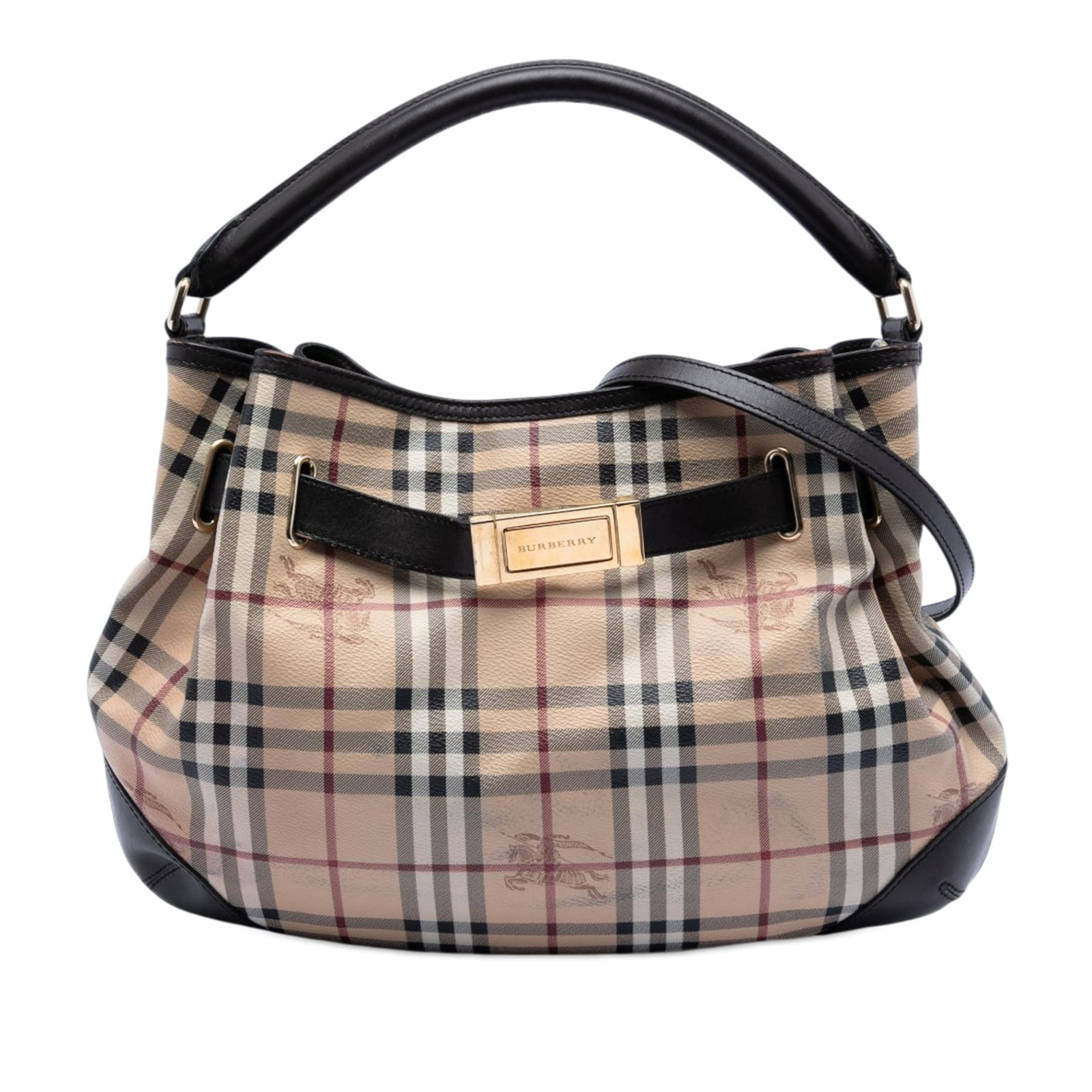 Burberry Haymarket Check Willenmore Hobo Bag (1 of 7)