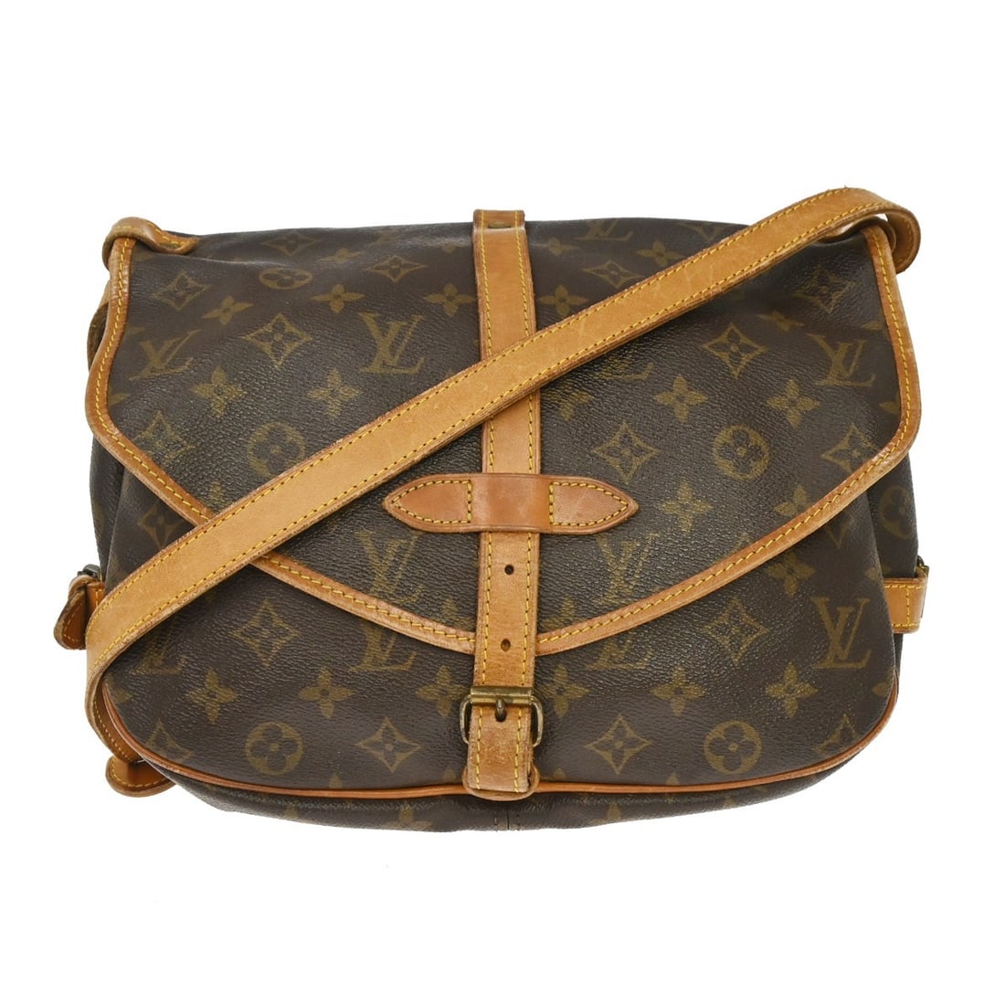 Louis Vuitton Saumur 30 Monogram Canvas Shoulder Bag (1 of 17)