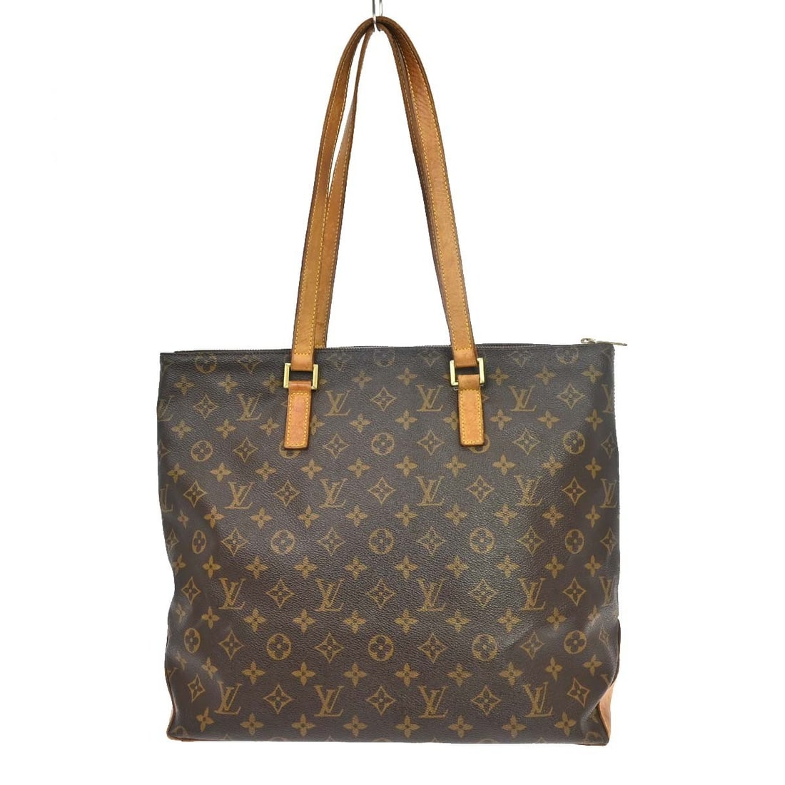Louis Vuitton Cabas Mezzo Monogram Tote Bag M51151: Louis Vuitton Cabas Mezzo Monogram Tote Bag M51151 This Louis Vuitton Cabas Mezzo tote bag features the iconic monogram canvas leather exterior, double leather handles, and a secure zip closure. Desig