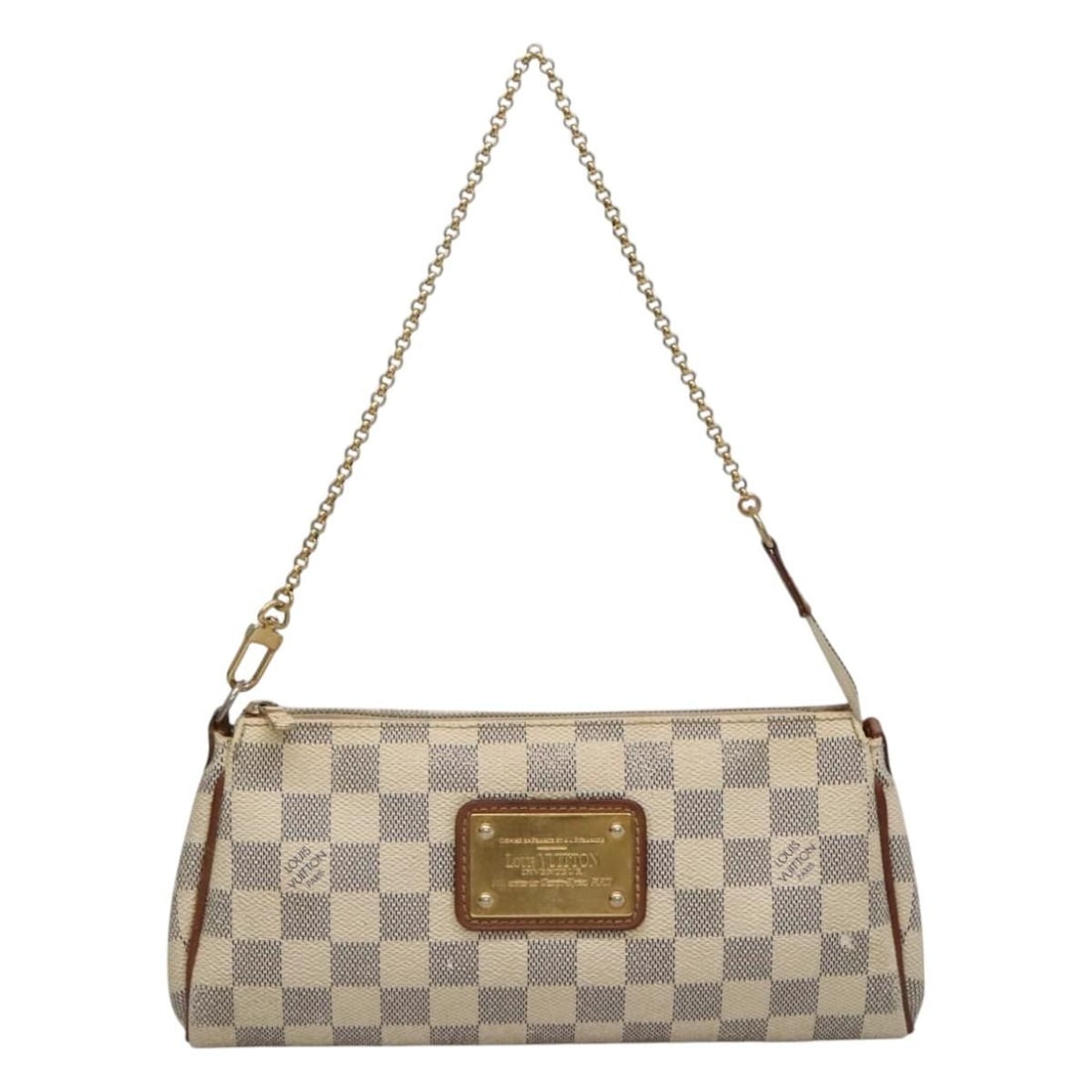 Louis Vuitton Eva Damier White Canvas Handbag (1 of 18)