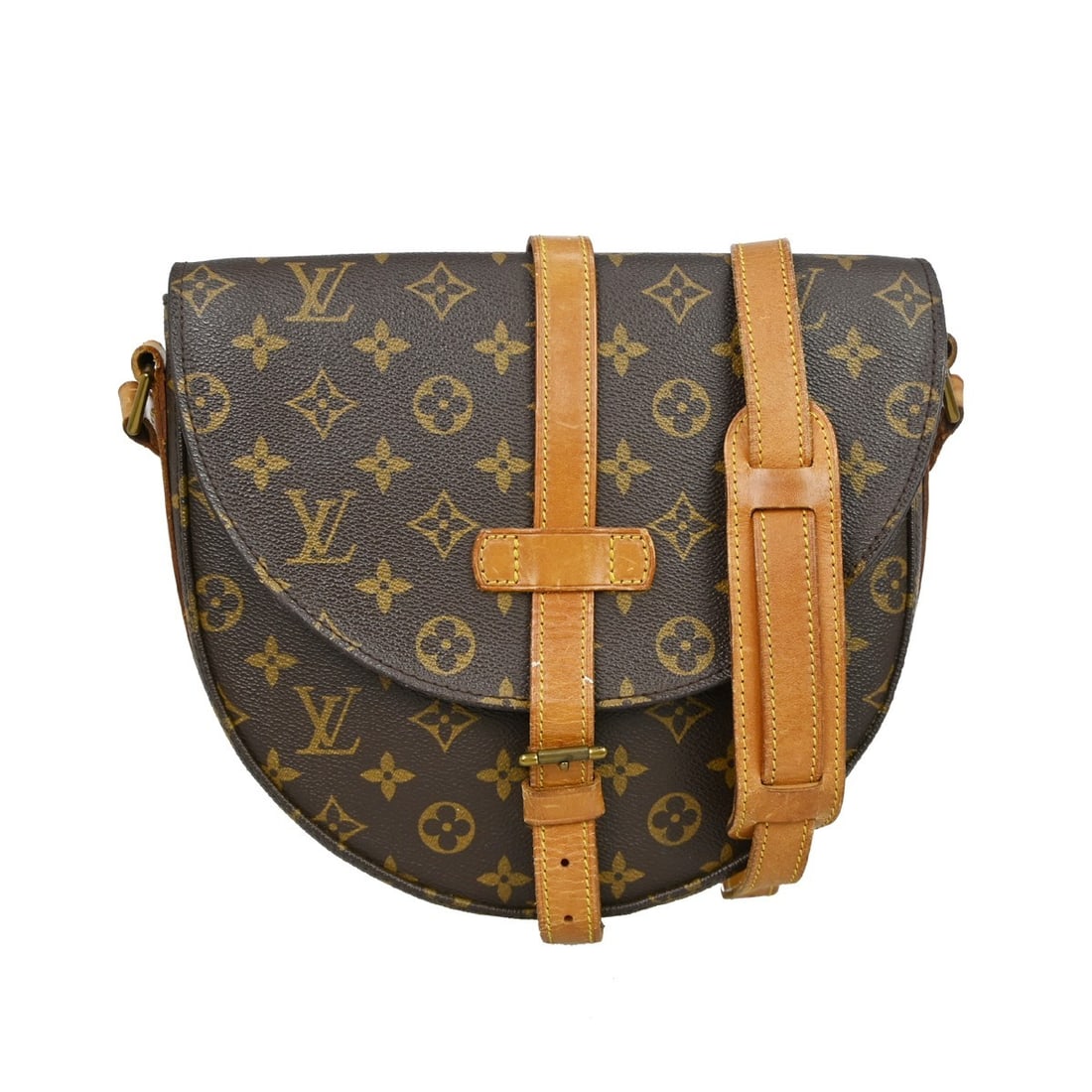 Louis Vuitton Chantilly GM Monogram Crossbody Bag: Louis Vuitton Chantilly GM Monogram Crossbody Bag This Louis Vuitton Chantilly GM shoulder bag features the iconic monogram canvas leather exterior with a brown crossbody strap and flap closure. Desig