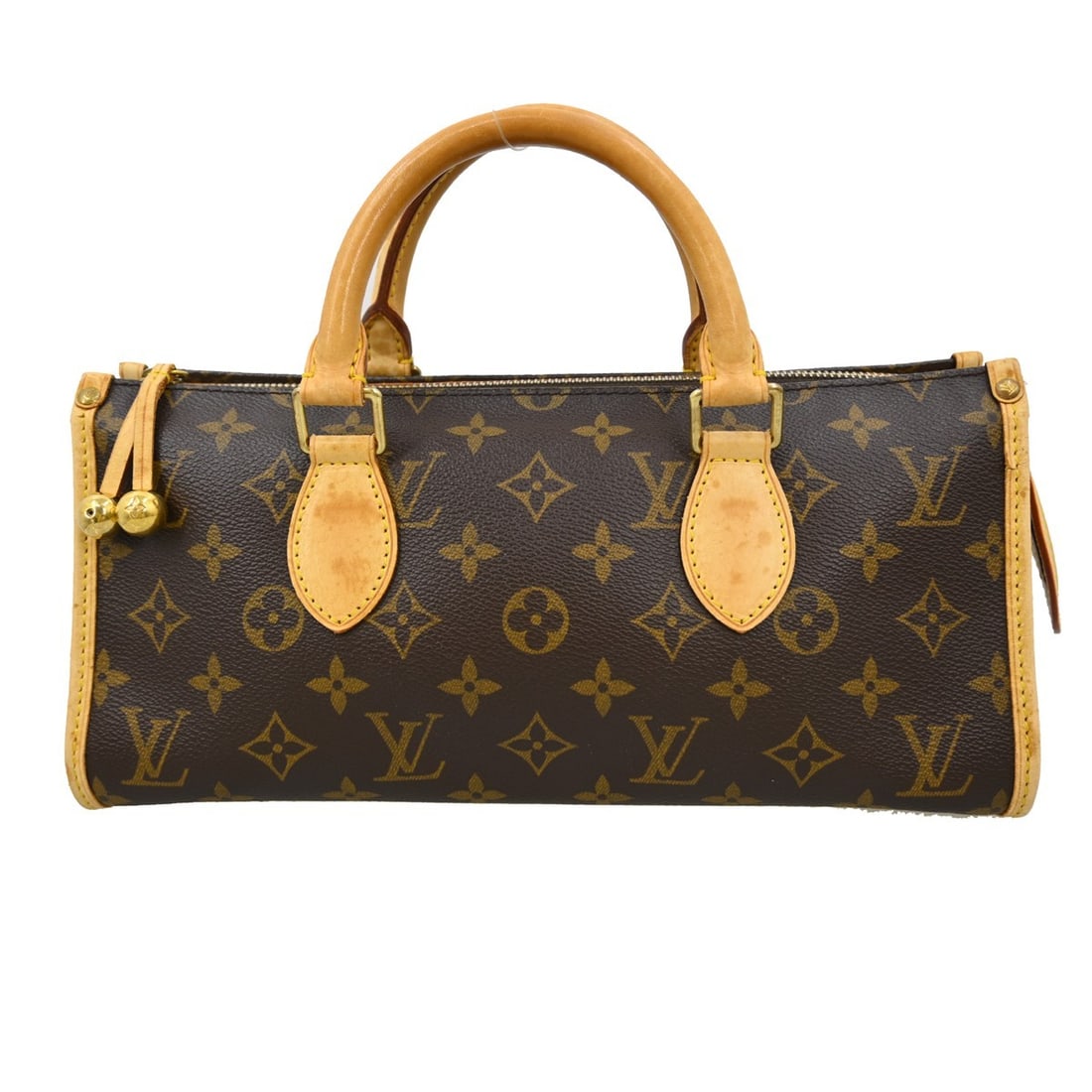 Louis Vuitton Popincourt Monogram Top Handle Bag M40009: Louis Vuitton Popincourt Monogram Top Handle Bag M40009 This Louis Vuitton Popincourt handbag features the classic Monogram canvas with leather accents. It is a medium-sized top handle bag with double