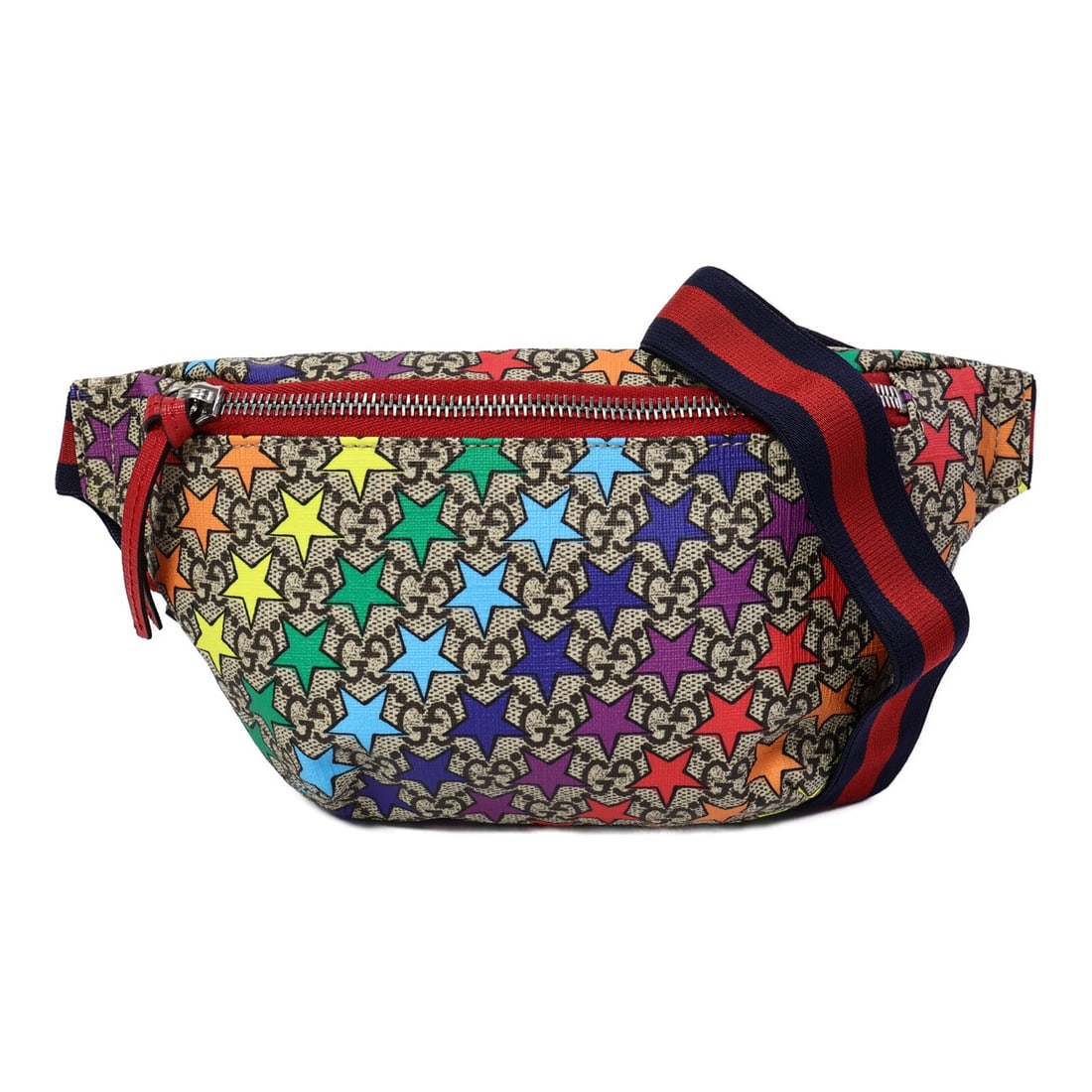 Gucci 502095 Kids Waist Bag Multicolor Coated Canvas (1 of 14)