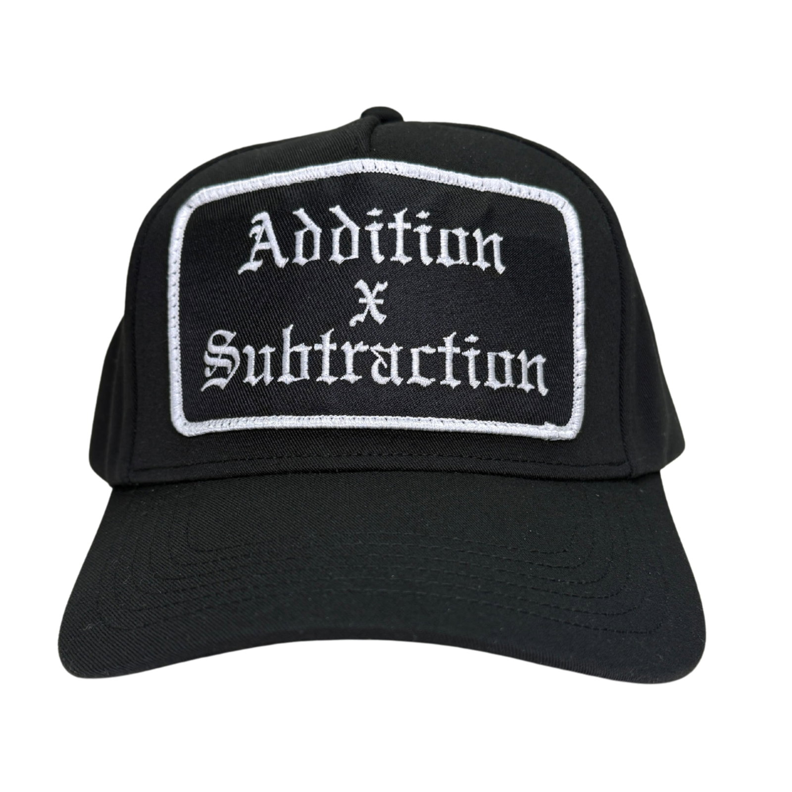 Black Patch Hat Addition by Subtraction One Size (1 of 1)