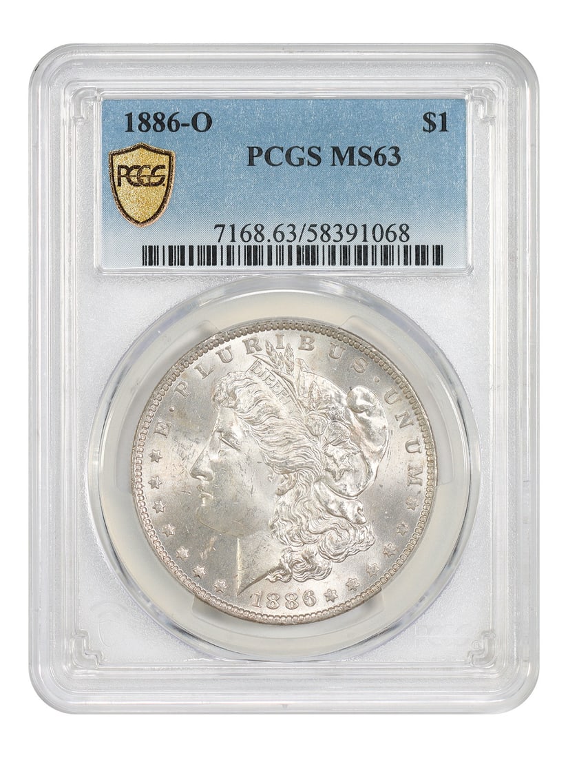1886-O Morgan Dollar PCGS MS63 New Orleans Mint (1 of 4)