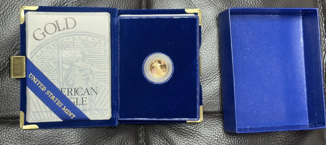 1996 Proof 1 10 oz American Gold Eagle with OGP COA (1 of 1)