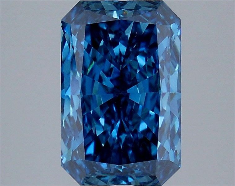 Loose Diamond - RADIANT 3.08ct Fancy Vivid Blue VS1: Loose Diamond - RADIANT 3.08ct Fancy Vivid Blue VS1 Source: This is a real non-mined Diamond that has been grown in a lab Shape: RADIANT Carats: 3.08 Color: Fancy Vivid Blue Certification: IGI Video: