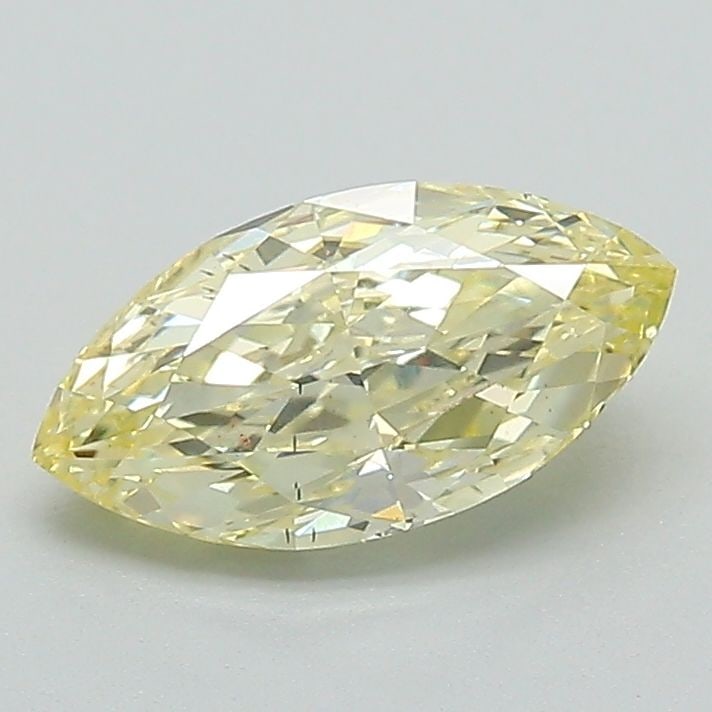Loose Diamond - MARQUISE 1.05ct Fancy Light Yellow VS2: Loose Diamond - MARQUISE 1.05ct Fancy Light Yellow VS2 Source: This is a real non-mined Diamond that has been grown in a lab Shape: MARQUISE Carats: 1.05 Color: Fancy Light Yellow Certification: IGI