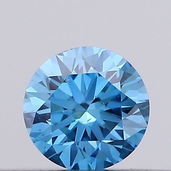 Loose Diamond - ROUND 0.13ct Fancy Vivid Blue VS2: Loose Diamond - ROUND 0.13ct Fancy Vivid Blue VS2 Source: This is a real non-mined Diamond that has been grown in a lab Shape: ROUND Carats: 0.13 Color: Fancy Vivid Blue Certification: IGI Video:
