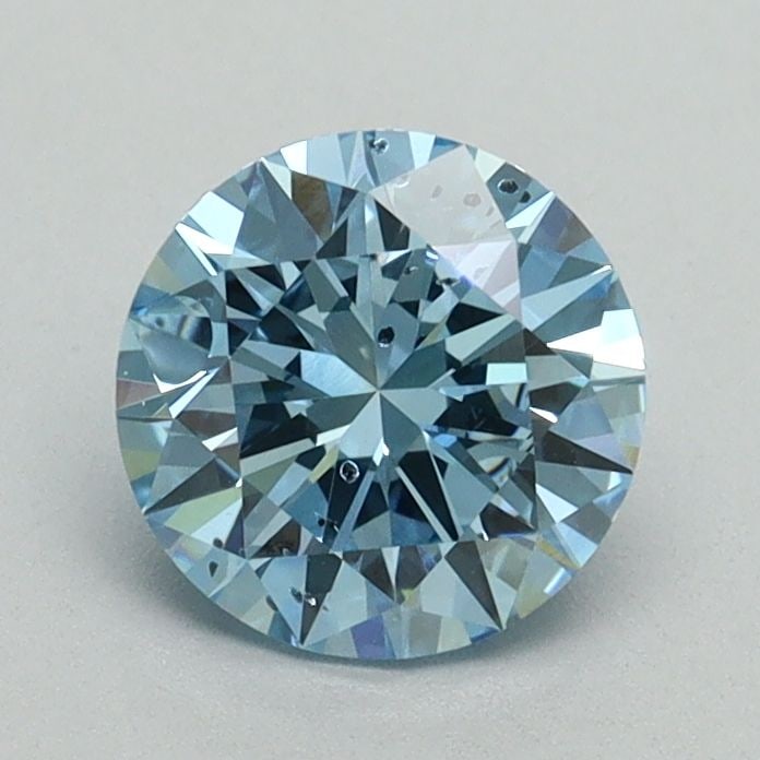 Loose Diamond - ROUND 1.03ct Fancy Vivid Blue SI1: Loose Diamond - ROUND 1.03ct Fancy Vivid Blue SI1 Source: This is a real non-mined Diamond that has been grown in a lab Shape: ROUND Carats: 1.03 Color: Fancy Vivid Blue Certification: IGI Video: