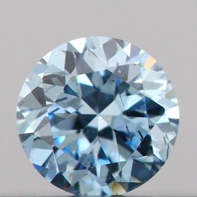 Loose Diamond - ROUND 0.12ct Fancy Vivid Blue SI2: Loose Diamond - ROUND 0.12ct Fancy Vivid Blue SI2 Source: This is a real non-mined Diamond that has been grown in a lab Shape: ROUND Carats: 0.12 Color: Fancy Vivid Blue Certification: IGI Video: