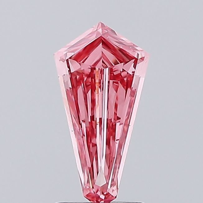 Loose Diamond - KITE 0.88ct Fancy Intense Pink VS1: Loose Diamond - KITE 0.88ct Fancy Intense Pink VS1 Source: This is a real non-mined Diamond that has been grown in a lab Shape: KITE Carats: 0.88 Color: Fancy Intense Pink Certification: NONE Video: