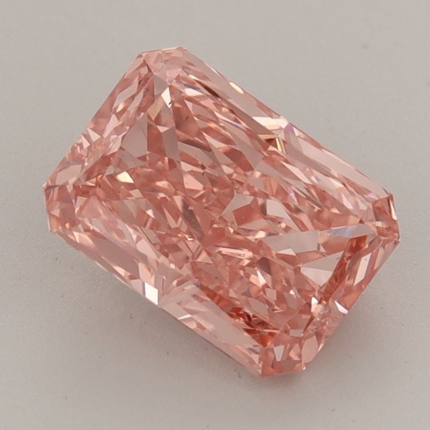 Loose Diamond - RADIANT 2.09ct Fancy Vivid Pink VS2: Loose Diamond - RADIANT 2.09ct Fancy Vivid Pink VS2 Source: This is a real non-mined Diamond that has been grown in a lab Shape: RADIANT Carats: 2.09 Color: Fancy Vivid Pink Certification: IGI Video: