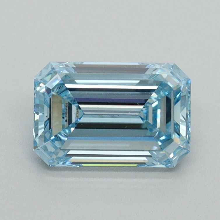 Loose Diamond - EMERALD 1.01ct Fancy Intense Blue VS1: Loose Diamond - EMERALD 1.01ct Fancy Intense Blue VS1 Source: This is a real non-mined Diamond that has been grown in a lab Shape: EMERALD Carats: 1.01 Color: Fancy Intense Blue Certification: IGI Vid