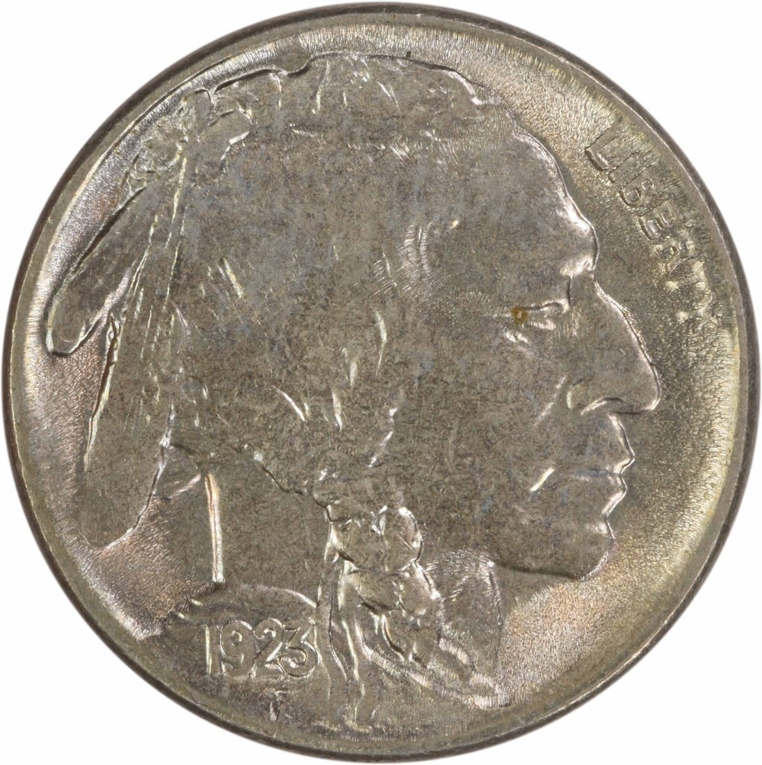 1923-S Buffalo 5C Nickel Choice BU Uncertified (1 of 2)