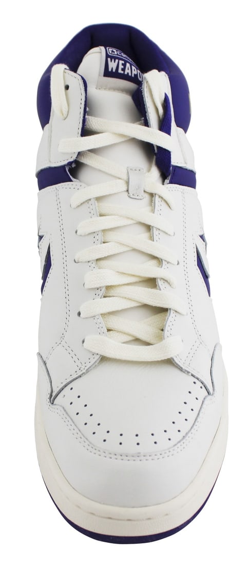 Magic Johnson Signed Converse Weapon Shoe with Display Case BAS Authenticated - 5
