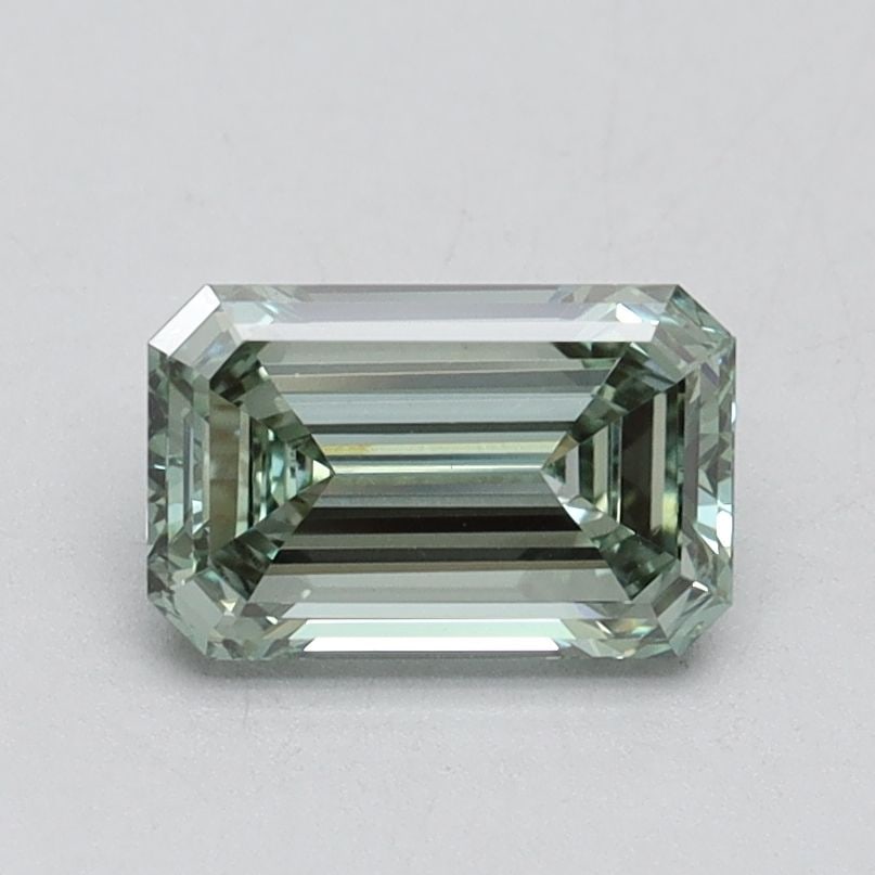 Loose Diamond - EMERALD 1.03ct Fancy Intense Green VS1: Loose Diamond - EMERALD 1.03ct Fancy Intense Green VS1 Source: This is a real non-mined Diamond that has been grown in a lab Shape: EMERALD Carats: 1.03 Color: Fancy Intense Green Certification: IGI