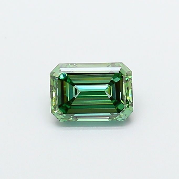 Loose Diamond - EMERALD 1.1ct Fancy Vivid Green VS1: Loose Diamond - EMERALD 1.1ct Fancy Vivid Green VS1 Source: This is a real non-mined Diamond that has been grown in a lab Shape: EMERALD Carats: 1.1 Color: Fancy Vivid Green Certification: IGI Video: