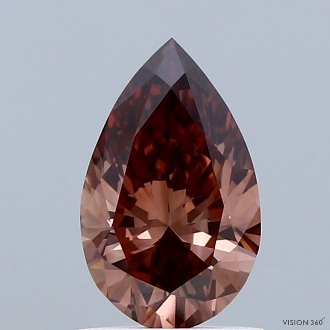 Loose Diamond - PEAR 1.1ct Fancy Brown VS1: Loose Diamond - PEAR 1.1ct Fancy Brown VS1 Source: This is a real non-mined Diamond that has been grown in a lab Shape: PEAR Carats: 1.1 Color: Fancy Brown Certification: IGI Video: