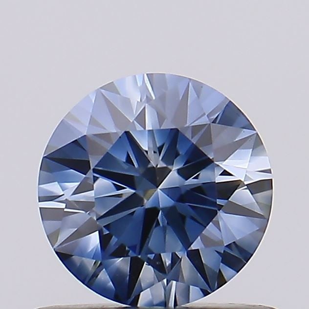 Loose Diamond - ROUND 0.53ct Fancy Vivid Blue VS1: Loose Diamond - ROUND 0.53ct Fancy Vivid Blue VS1 Source: This is a real non-mined Diamond that has been grown in a lab Shape: ROUND Carats: 0.53 Color: Fancy Vivid Blue Certification: NONE Video: