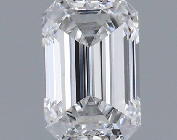 Loose Diamond - EMERALD 0.42ct D VVS2: Loose Diamond - EMERALD 0.42ct D VVS2 Source: This is a real non-mined Diamond that has been grown in a lab Shape: EMERALD Carats: 0.42 Color: D Clarity: VVS2 Certification: IGI Video: