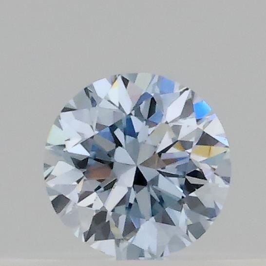 Loose Diamond - ROUND 0.19ct Fancy Light Blue VS1: Loose Diamond - ROUND 0.19ct Fancy Light Blue VS1 Source: This is a real non-mined Diamond that has been grown in a lab Shape: ROUND Carats: 0.19 Color: Fancy Light Blue Certification: IGI Video: