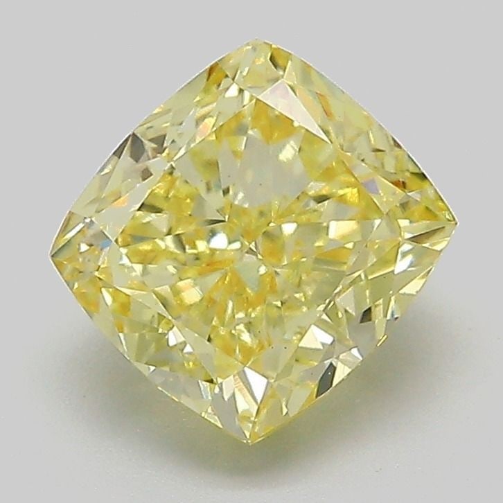 Loose Diamond - CUSHION MODIFIED 2.06ct Fancy Intense Yellow VS1 (1 of 1)