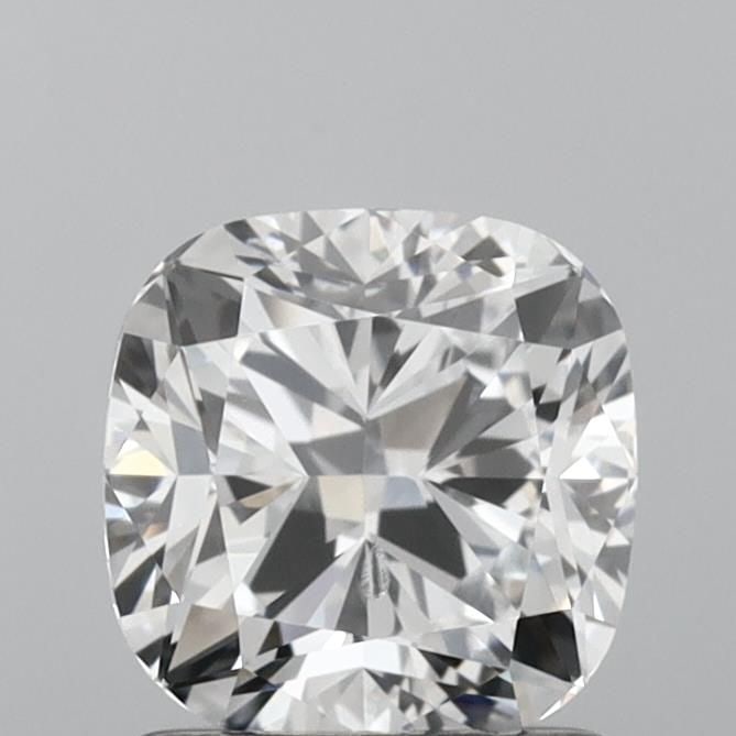 Loose Diamond - CUSHION BRILLIANT 1.3ct D SI1: Loose Diamond - CUSHION BRILLIANT 1.3ct D SI1 Source: This is a real non-mined Diamond that has been grown in a lab Shape: CUSHION BRILLIANT Carats: 1.3 Color: D Clarity: SI1 Certification: IGI Video: