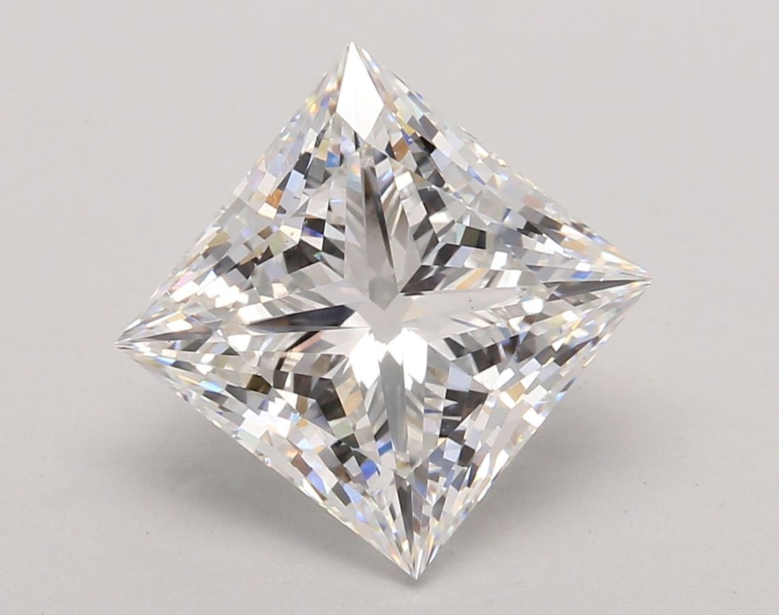 Loose Diamond - PRINCESS 5.06ct E VS1: Loose Diamond - PRINCESS 5.06ct E VS1 Source: This is a real non-mined Diamond that has been grown in a lab Shape: PRINCESS Carats: 5.06 Color: E Clarity: VS1 Certification: IGI Video: Video Link
